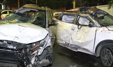 A view from the accident spot