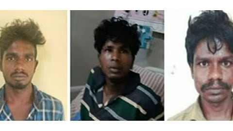 Kaleeswaran (L), Tavasi (M), Karuppasamy (R)