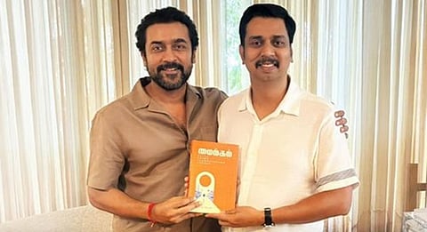 L-R: Suriya and Director TJ Gnanavel