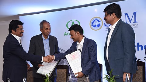 SRMIST licenses patented solar cell technology to Anabond