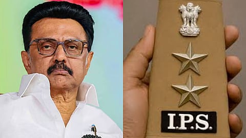 (L) Chief Minister MK Stalin