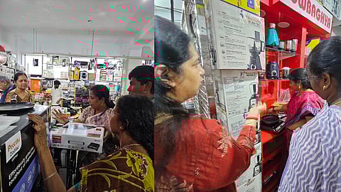An electronics store in Shenoy Nagar
