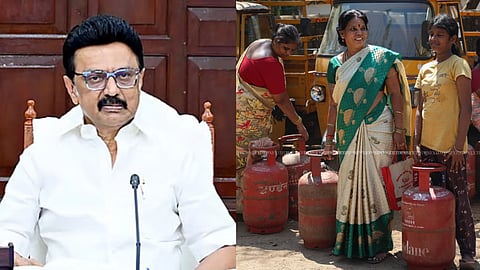 (L) Chief Minister MK Stalin