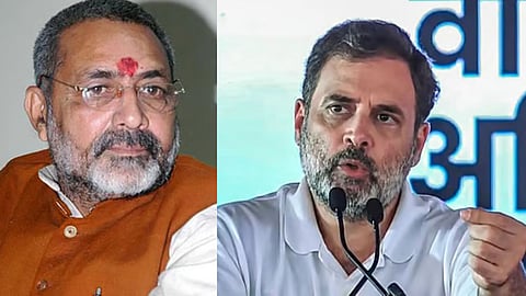 Giriraj Singh and Rahul Gandhi