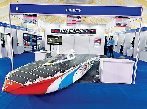 Agnirath solar race car engineered by students