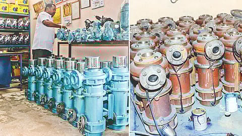A pumpset manufacturing unit in Coimbatore