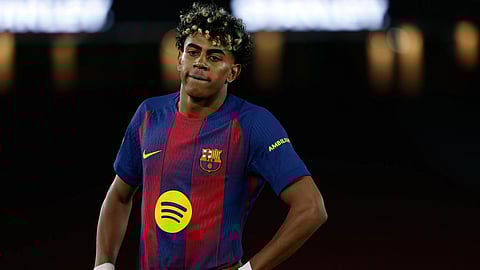 Barcelona's Lamine Yamal