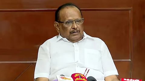 Tamil Nadu Law Minister S Ragupathi