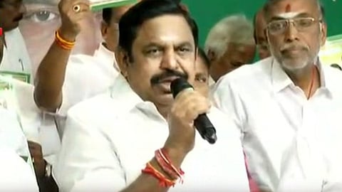 AIADMK general secretary Edappadi K Palaniswami