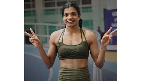 Tamil Nadu's Baranica Elangovan smashes pole vault national record