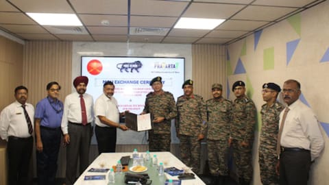Indian Army's Corps of Electronics and Mechanical Engineers (EME) partners with IIT Madras-incubated IITM Pravartak Technologies Foundation
