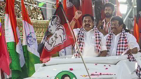 Edappadi K Palaniswami kick-started the party’s campaign for the 2026 Assembly elections in Alandur