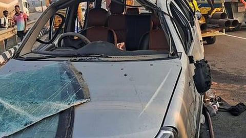 Visual from the accident site