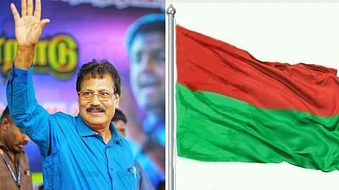 (L) Puthiya Tamilagam founder president K Krishnasamy