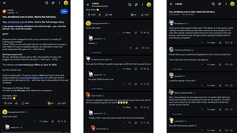 Frustrated customer creates website to highlight complaints against Airtel customer service