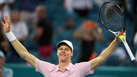 Sinner follows Sabalenka's lead with a ''Sunshine Double,'' beating Lehecka in Miami Open final