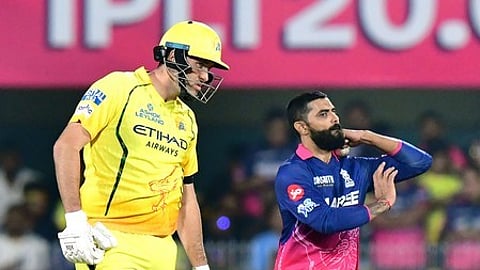 Jadeja in CSK vs RR match