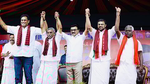 Chief Minister MK Stalin launched his campaign from Tiruvarur