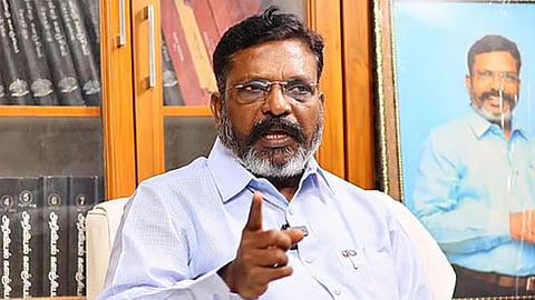 No ulterior motive in denying tickets to sitting MLAs, says VCK chief Thirumavalavan