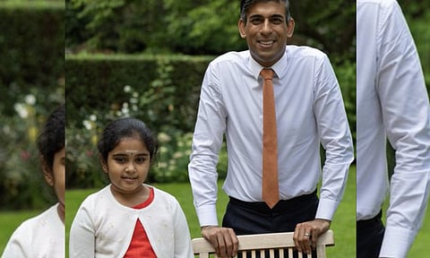 Bodhana with former UK Prime Minister Rishi Sunak