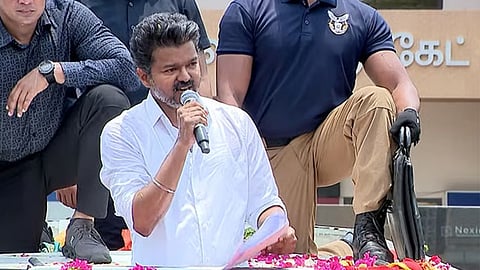 TVK chief Vijay's previous campaign in Puducherry