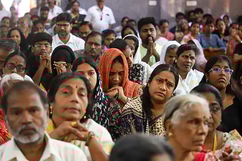 visual from a prayer meet