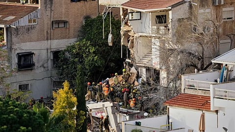 Israeli rescue teams search for missing people