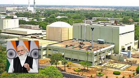 Kalpakkam reactor, (insert) PM Modi