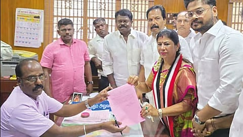 AIADMK's Lalgudi candidate Leema Rose