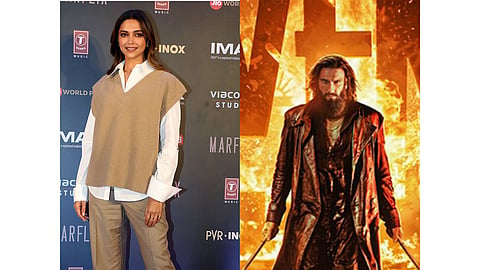 Deepika Padukone and Dhurandhar 2 poster