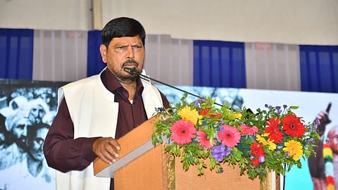 Union Minister of State for Social Justice and Empowerment Ramdas Athawale