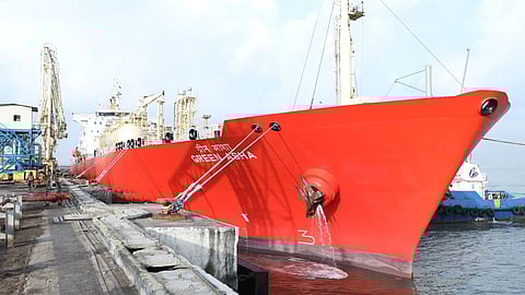 Green Asha—an India-flagged LPG vessel that has successfully crossed the Strait of Hormuz