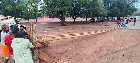 Sivaganga: Crafting a 300-ft temple car rope with faith and labour