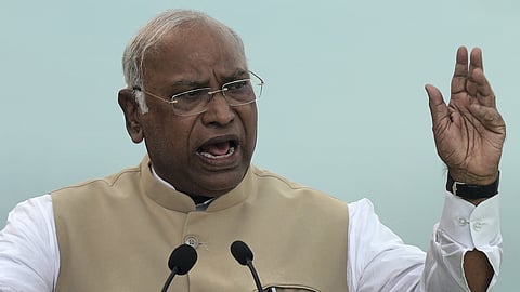 Congress president Mallikarjun Kharge