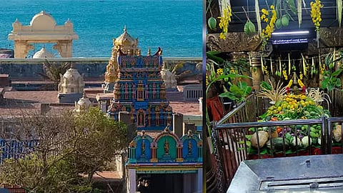 Kaineettam, Kani rituals held in Kanniyakumari temples