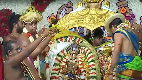 According to a Daily Thanthi report, the celestial wedding is scheduled to take place on April 28 at the Thirukalyana Mandapam located along the North and West Aadi streets.