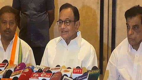 Congress Rajya Sabha MP and former Union Minister, P Chidambaram