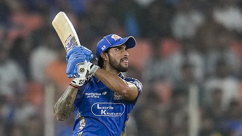 Tilak Varma scored his maiden IPL hundred against Gujarat Titans