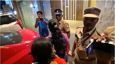 Visual from the spot