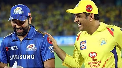 Rohit Sharma and MS Dhoni
