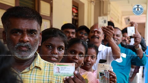 From first-time voters to senior citizens, everyone cast their votes in Chennai