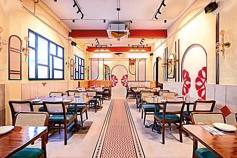 Interior of Poppadum
