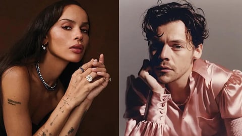 Zoe Kravitz and Harry Styles