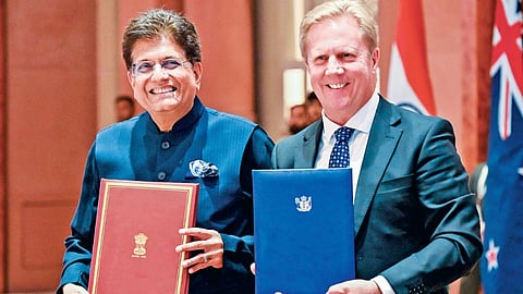 Piyush Goyal and Todd McClay