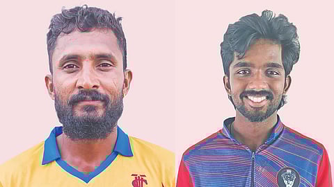 (L) P Saravana Kumar, (R) AB Dhiyash