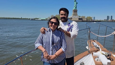 Mohanlal and Suchitra