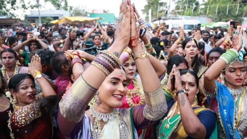 visuals from Koovagam festival 2026