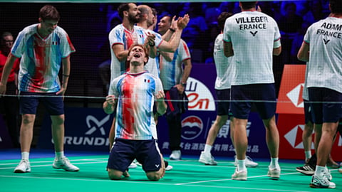France enter maiden Thomas Cup semis