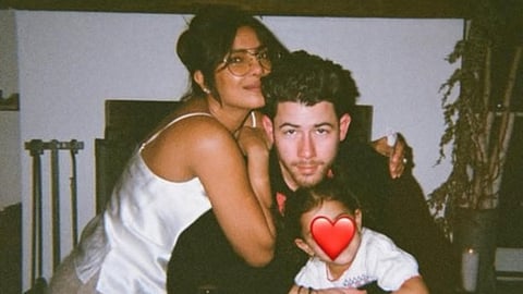A photo of Priyanka Chopra with husband Nick Jonas