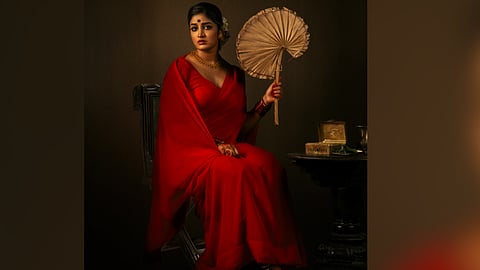 Dimple Hayathi's first look in 'Bhogi'